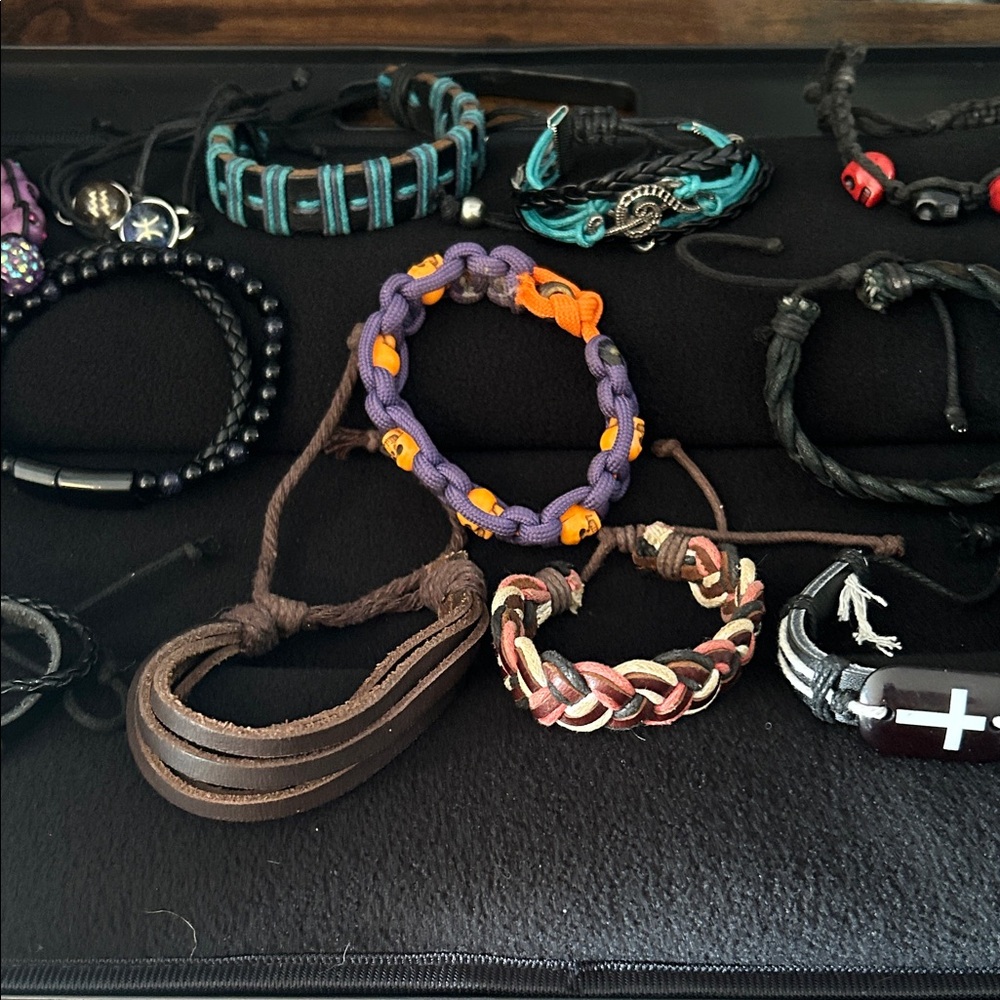 Colorful Braided Bracelets